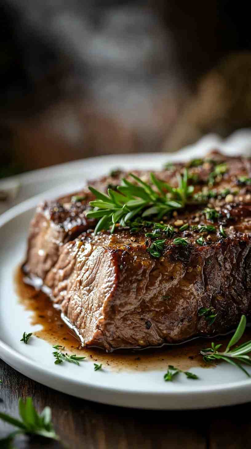 Savory Garlic and Herb Crock Pot Roast