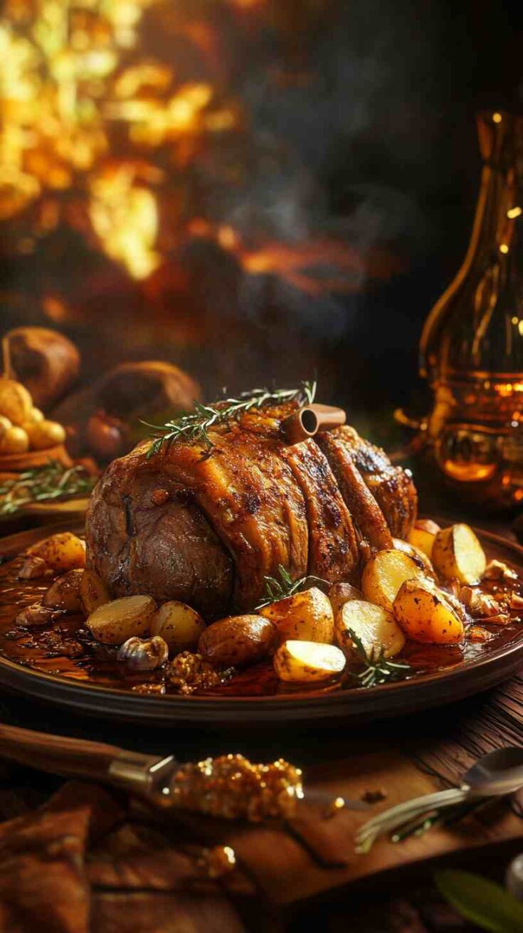 Savory Garlic and Herb Crock Pot Roast