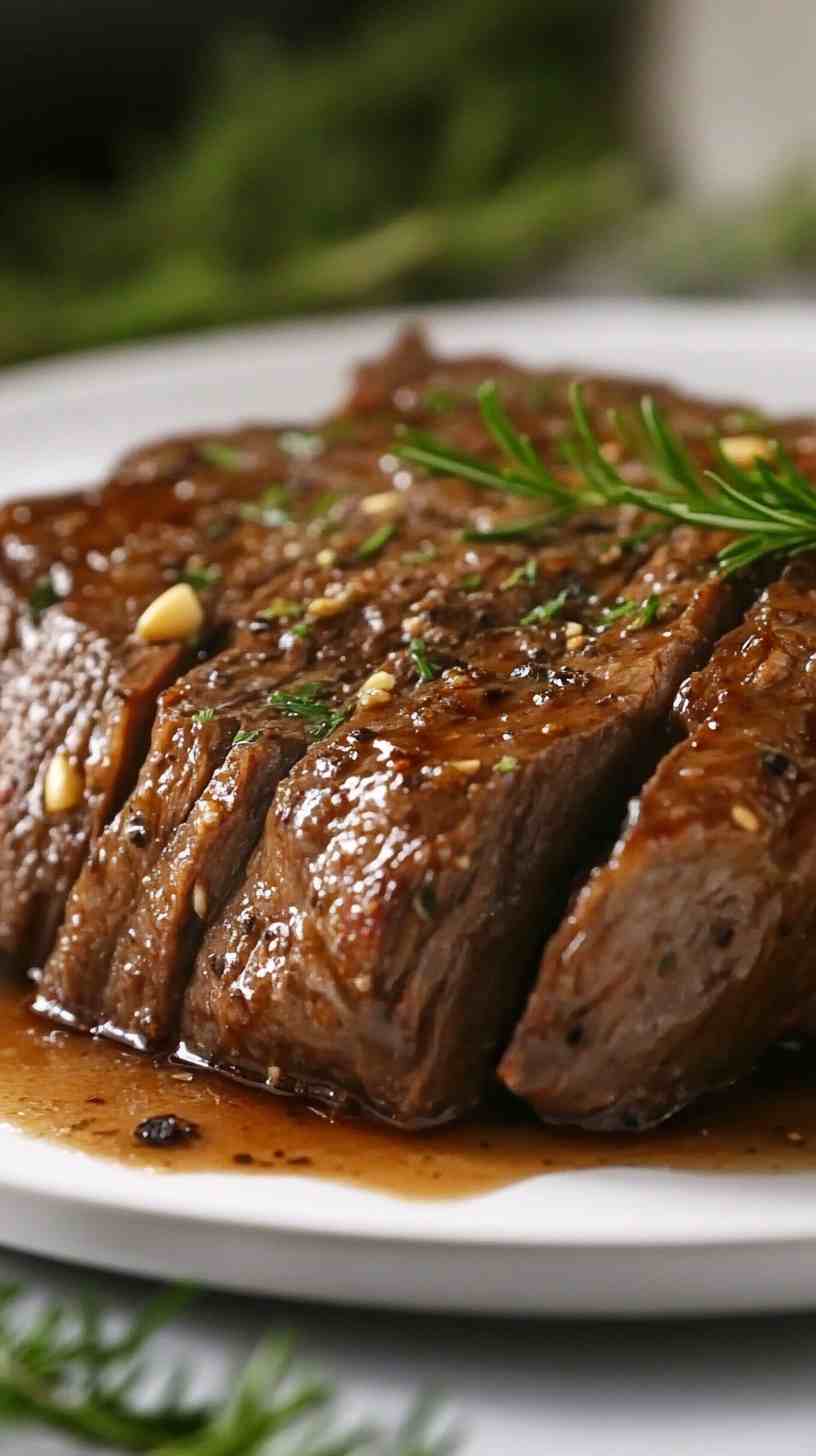 Savory Garlic and Herb Crock Pot Roast