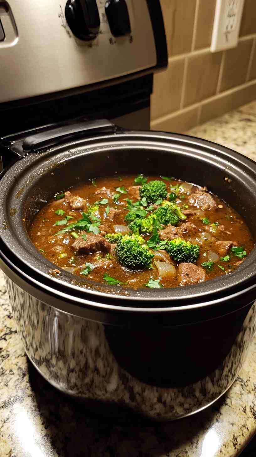 Set-and-Forget Crock Pot Beef and Broccoli Set-and-Forget Crock Pot Beef and Broccoli