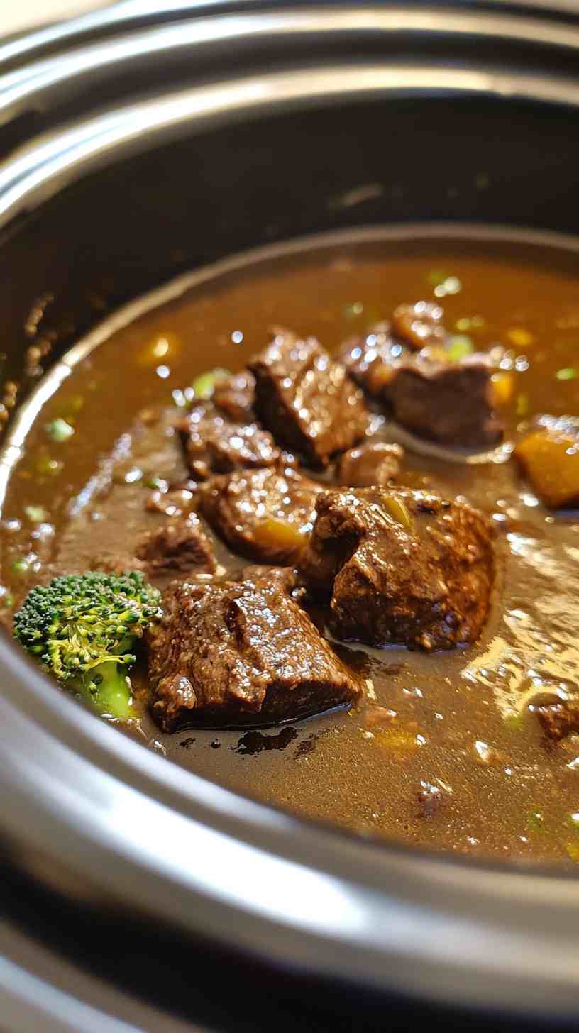Set-and-Forget Crock Pot Beef and Broccoli Set-and-Forget Crock Pot Beef and Broccoli