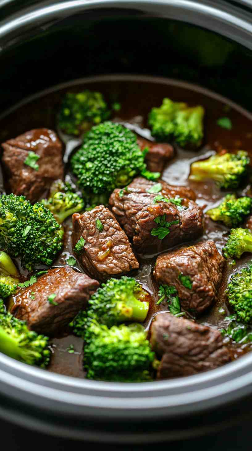 Set-and-Forget Crock Pot Beef and Broccoli Set-and-Forget Crock Pot Beef and Broccoli