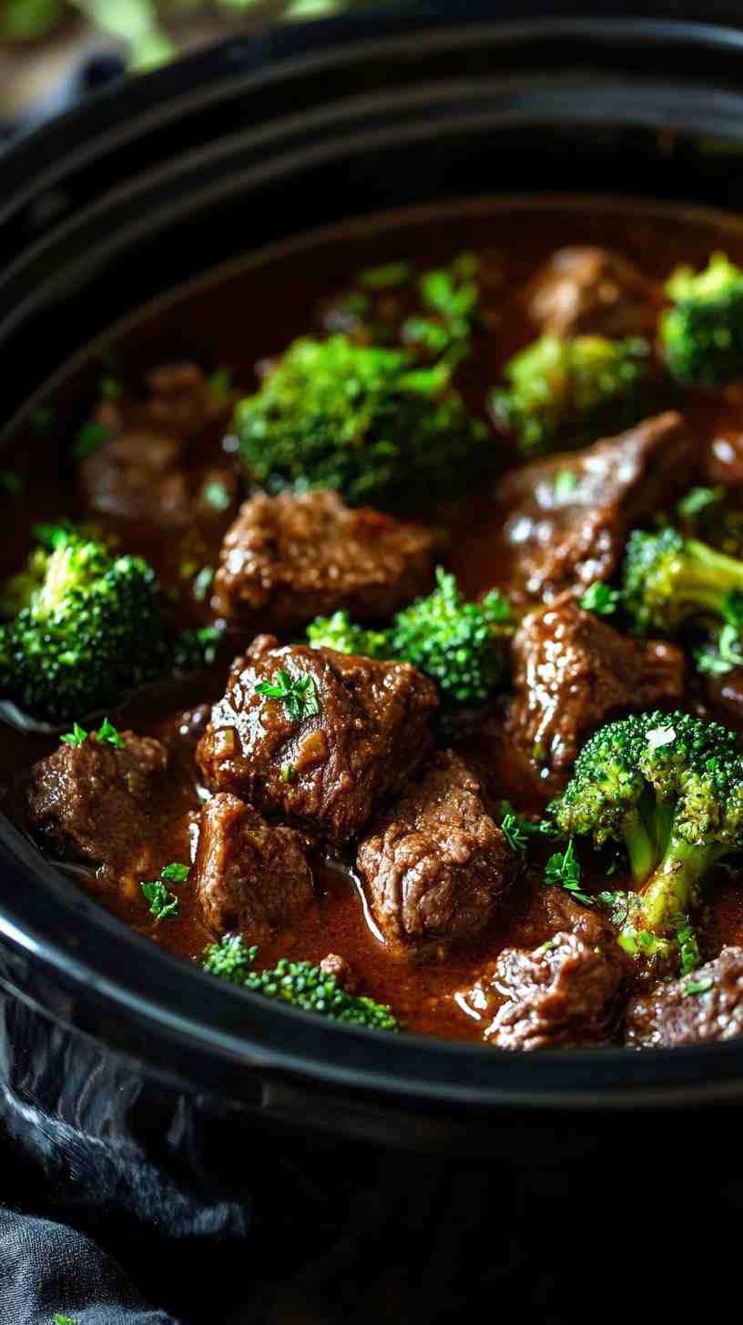Set-and-Forget Crock Pot Beef and Broccoli Set-and-Forget Crock Pot Beef and Broccoli