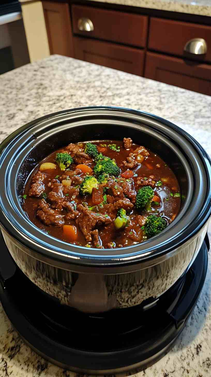 Set-and-Forget Crock Pot Beef and Broccoli Set-and-Forget Crock Pot Beef and Broccoli