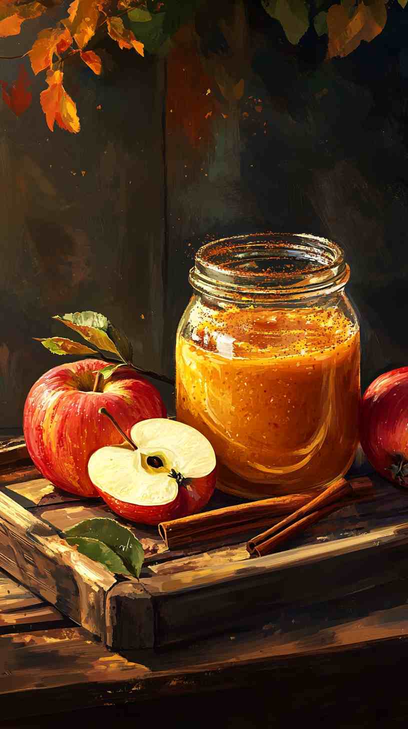 Simple Apple Butter Made in the Crockpot