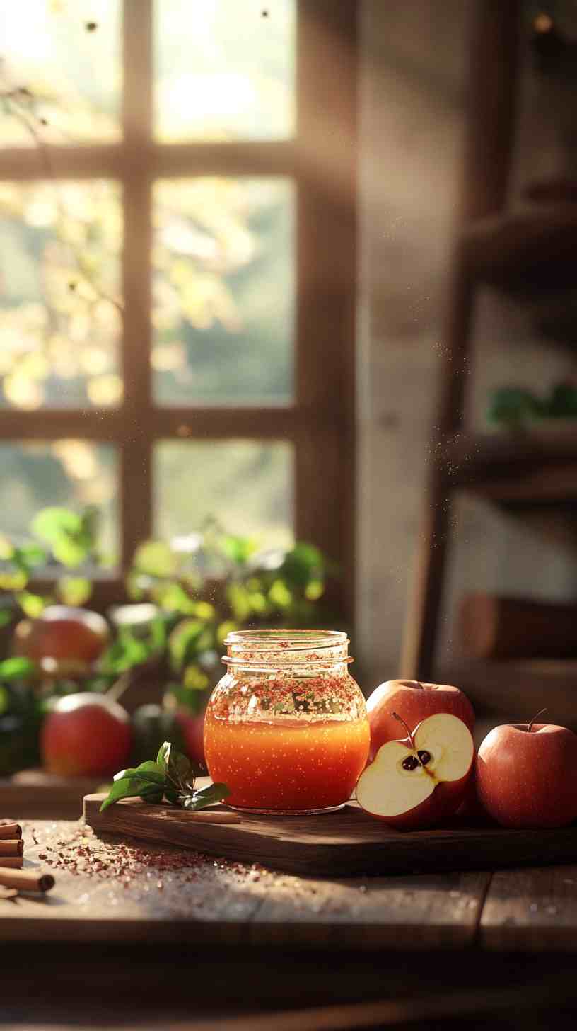 Simple Apple Butter Made in the Crockpot
