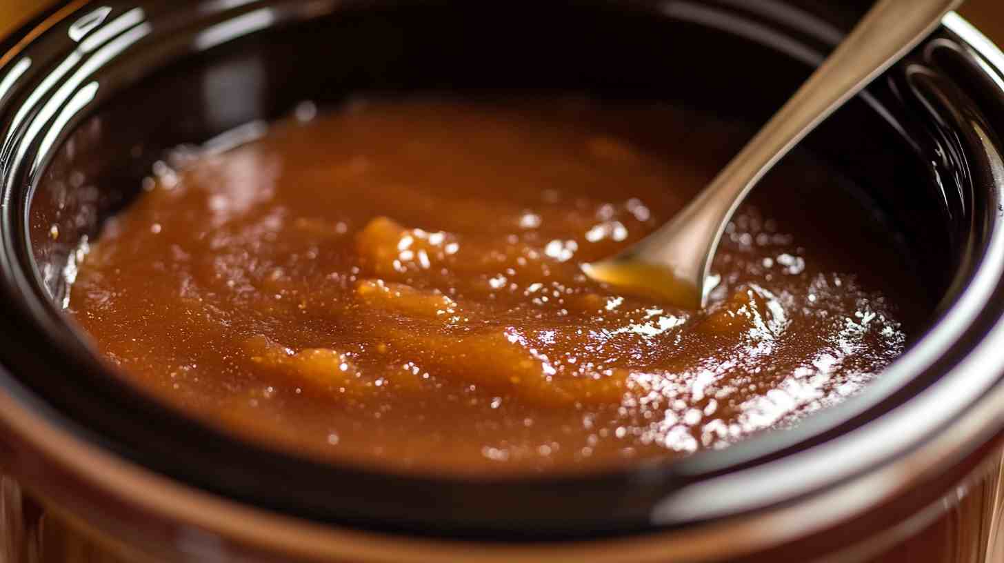 Simple Apple Butter Made in the Crockpot