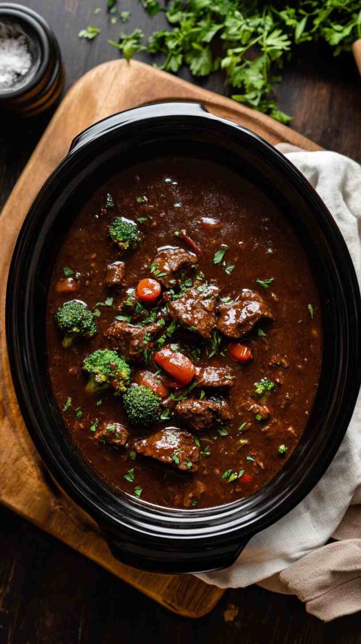 Simple Crock Pot Beef and Broccoli Recipe Simple Crock Pot Beef and Broccoli Recipe