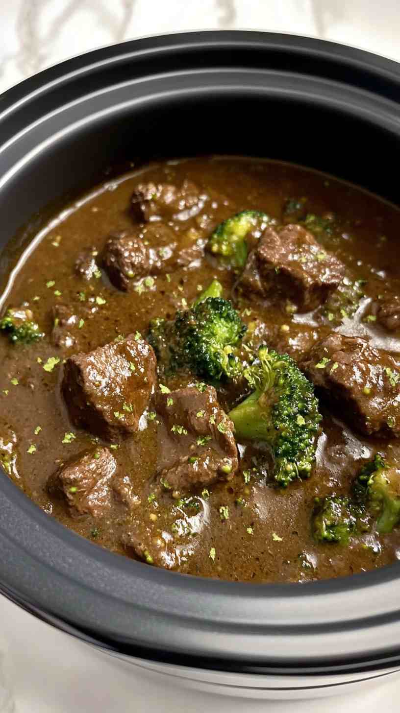 Simple Crock Pot Beef and Broccoli Recipe Simple Crock Pot Beef and Broccoli Recipe