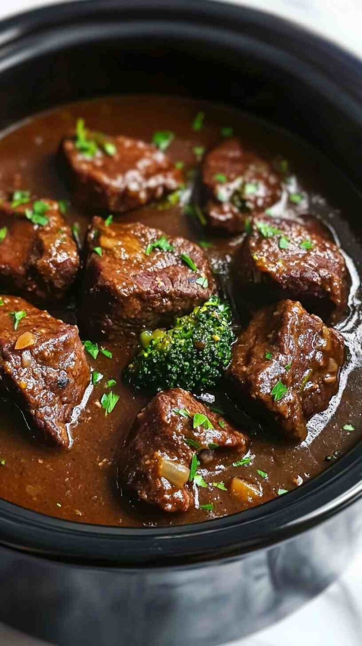 Simple Crock Pot Beef and Broccoli Recipe