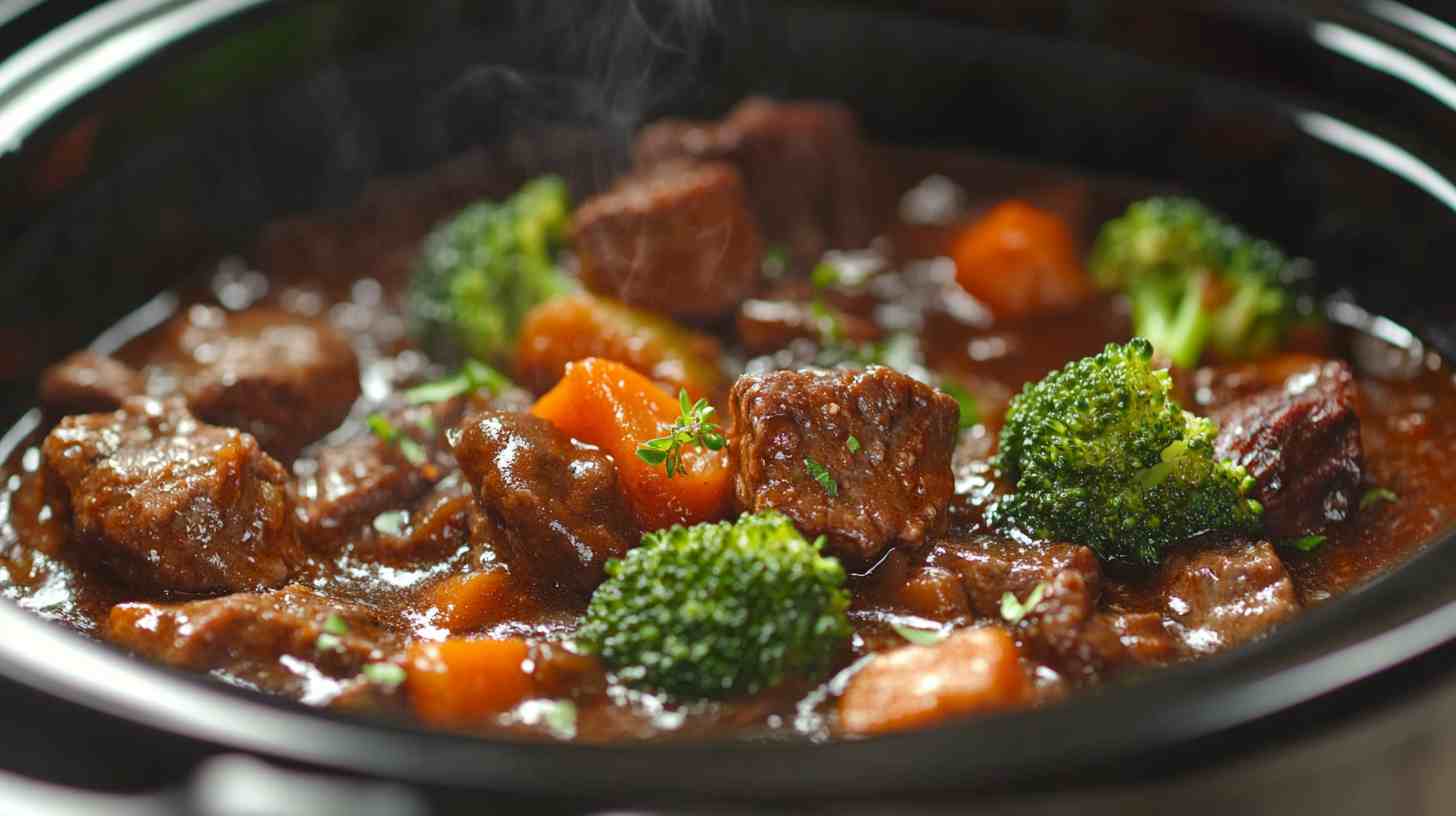 Simple Crock Pot Beef and Broccoli Recipe Simple Crock Pot Beef and Broccoli Recipe