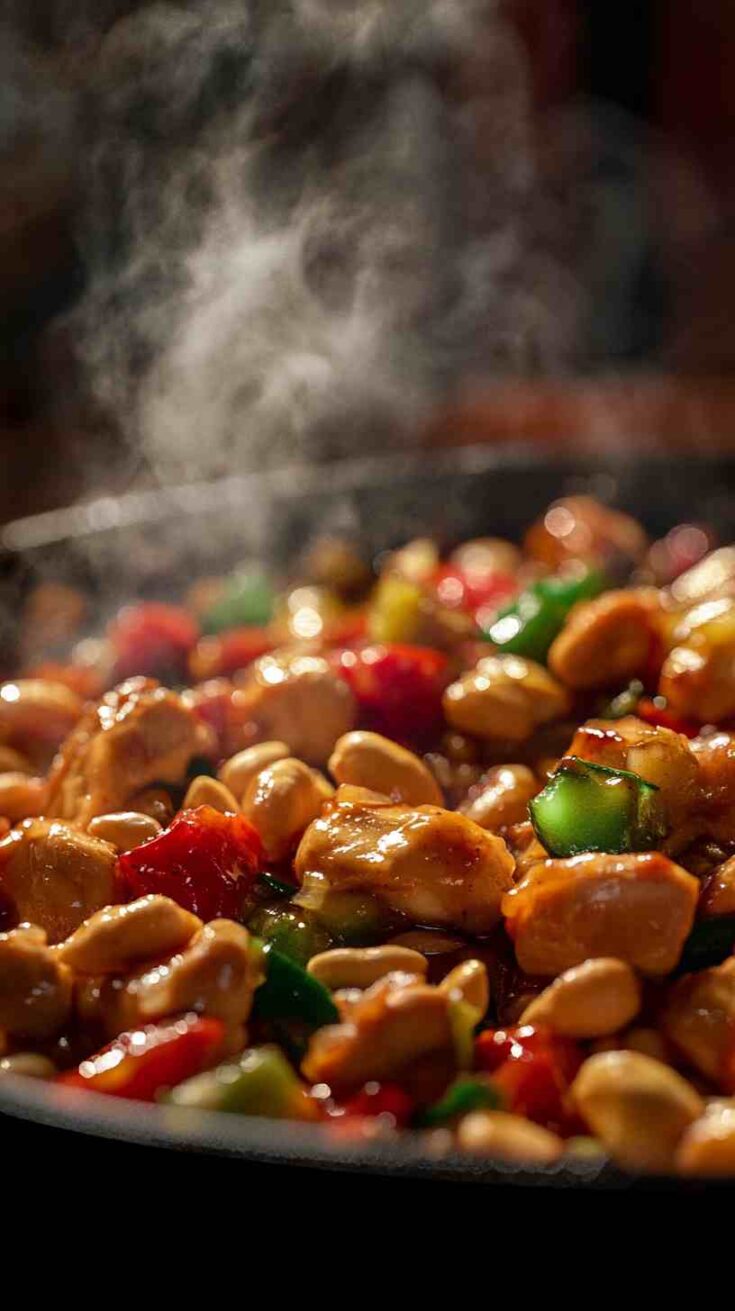 Slow Cooked Kung Pao Chicken in Crock Pot Slow Cooked Kung Pao Chicken in Crock Pot