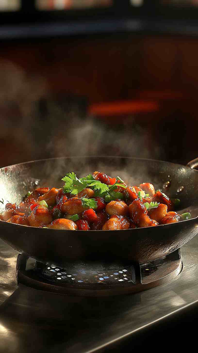 Slow Cooked Kung Pao Chicken in Crock Pot Slow Cooked Kung Pao Chicken in Crock Pot