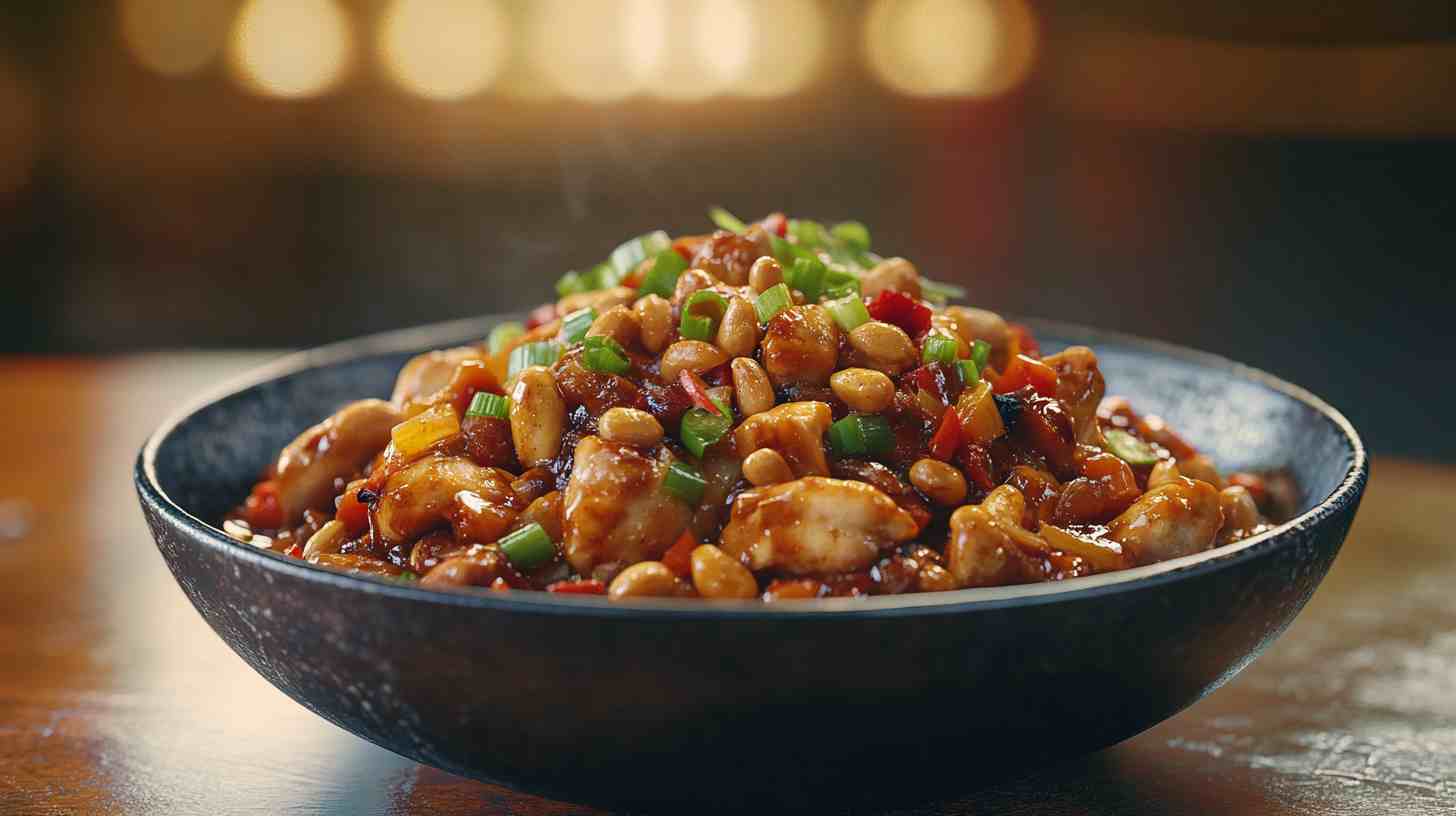 Slow Cooked Kung Pao Chicken in Crock Pot