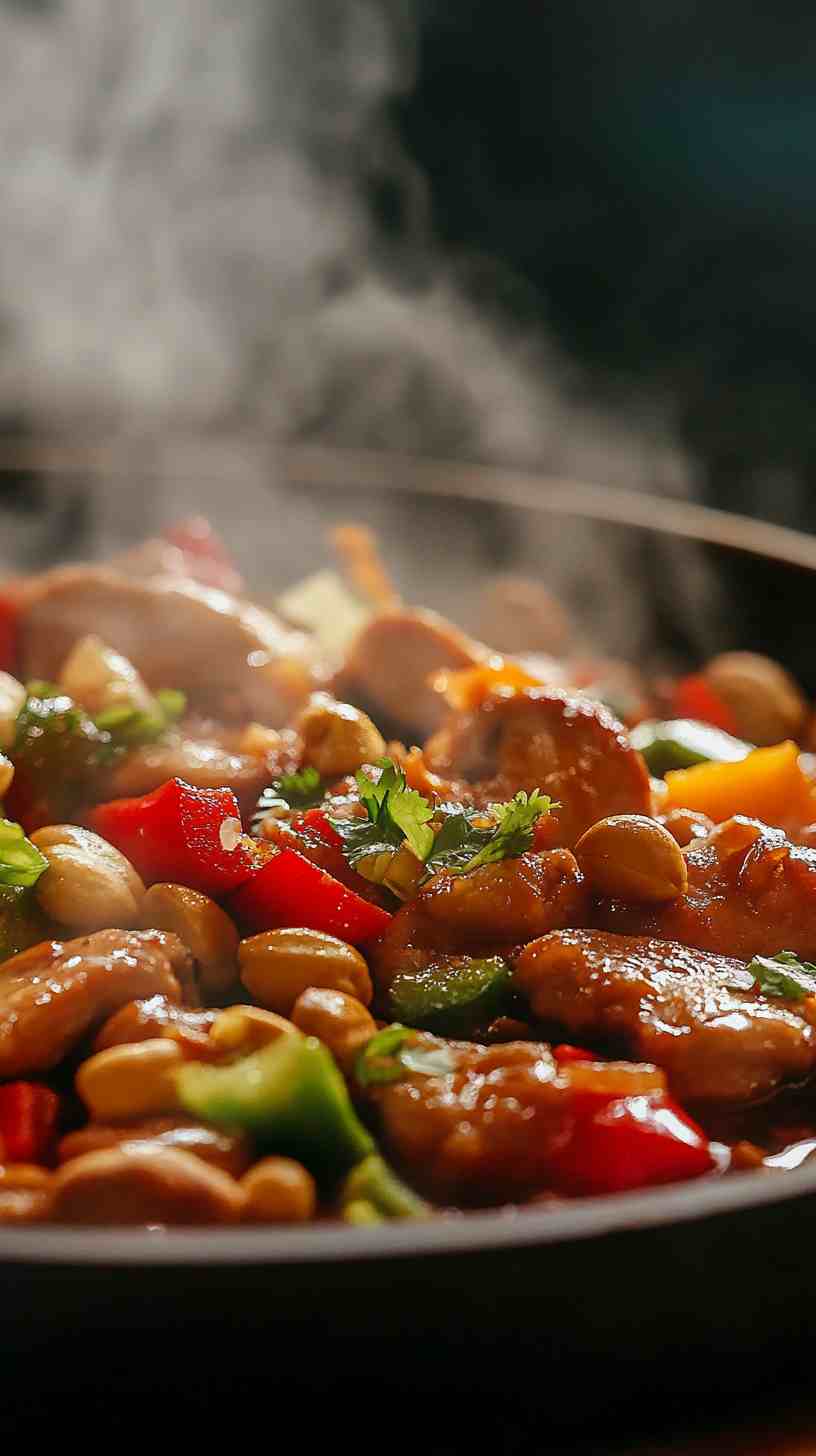 Slow Cooked Kung Pao Chicken in Crock Pot Slow Cooked Kung Pao Chicken in Crock Pot