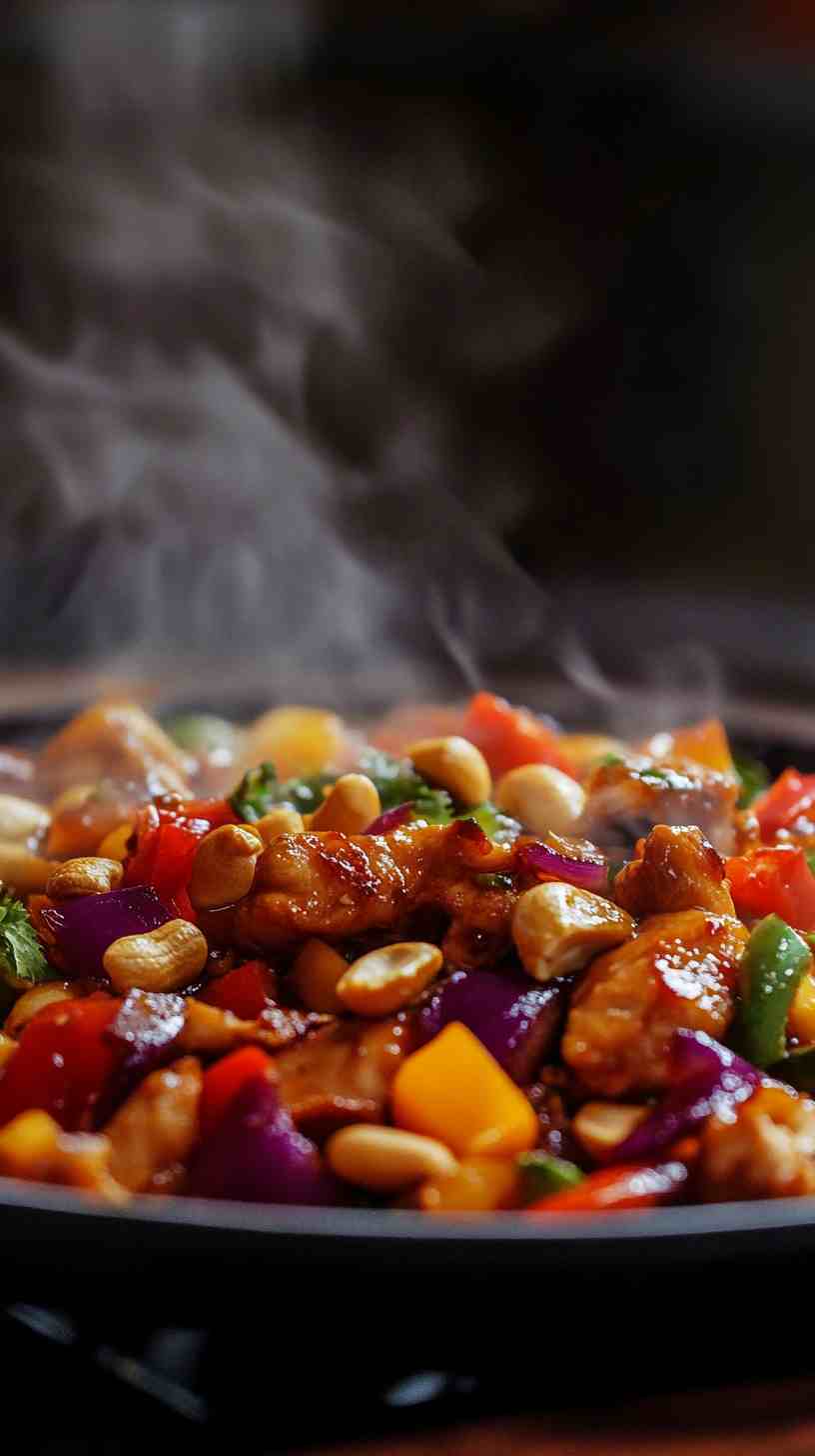 Slow Cooked Kung Pao Chicken in Crock Pot Slow Cooked Kung Pao Chicken in Crock Pot
