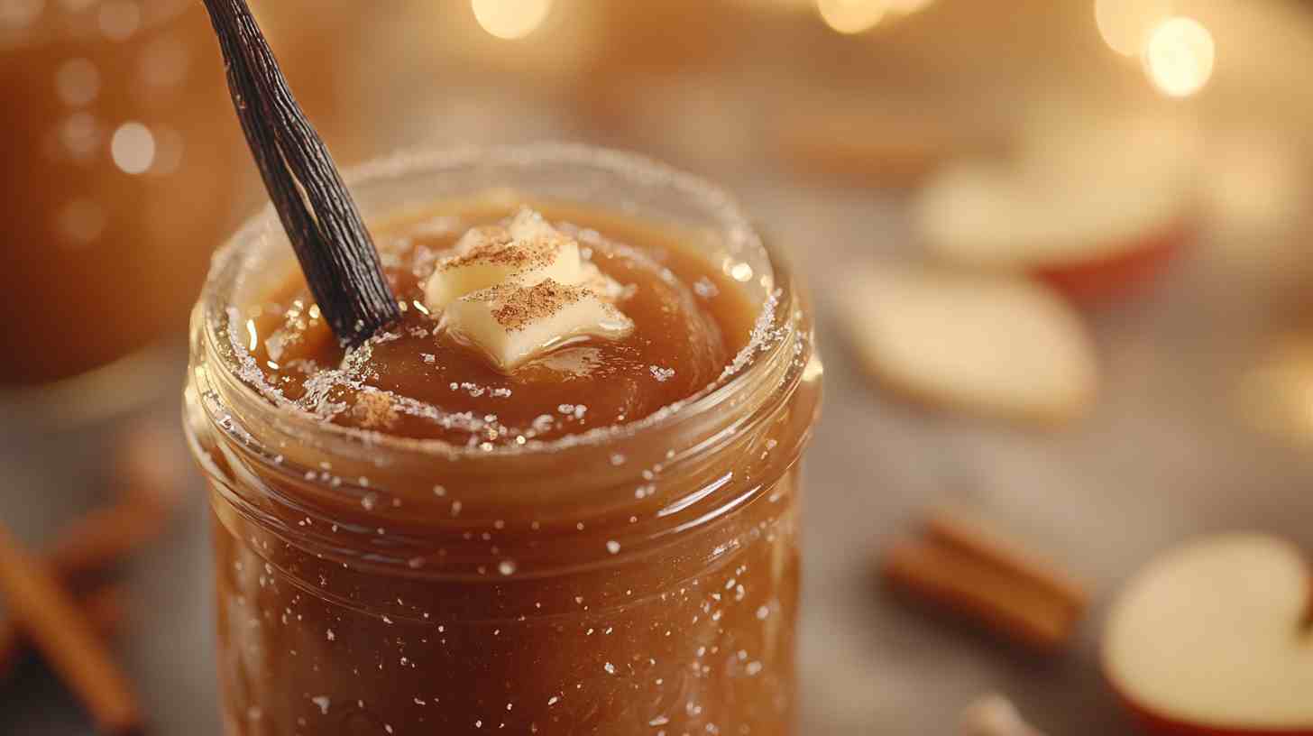 Slow Cooker Apple Butter with a Touch of Vanilla