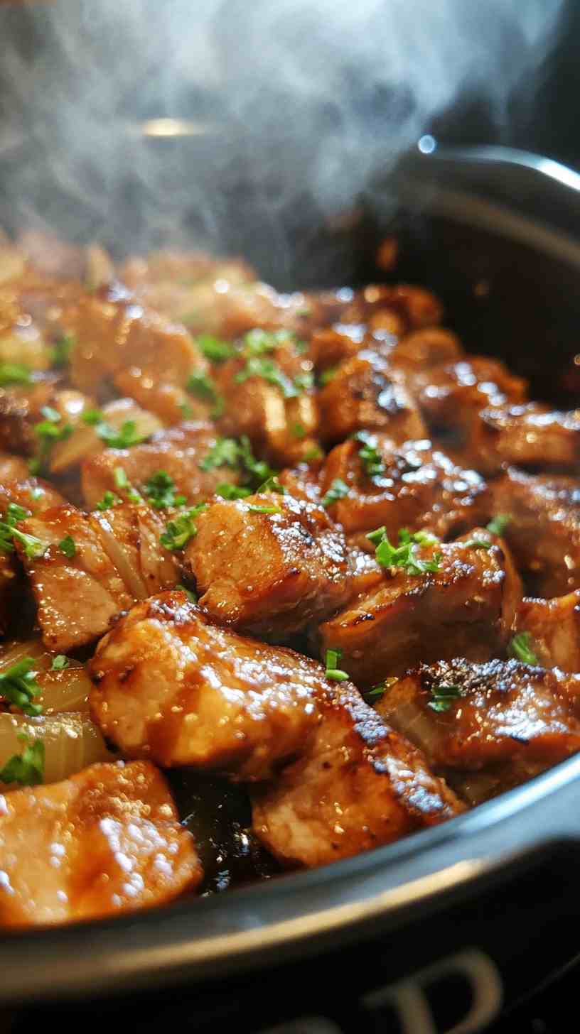 Slow Cooker BBQ Pork Loin with Caramelized Onions Slow Cooker BBQ Pork Loin with Caramelized Onions