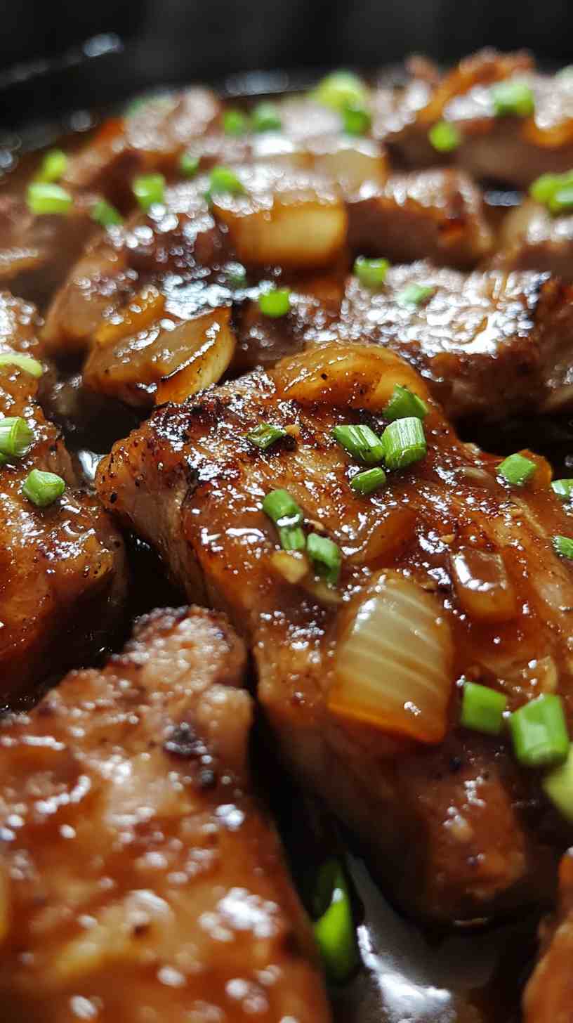 Slow Cooker BBQ Pork Loin with Caramelized Onions Slow Cooker BBQ Pork Loin with Caramelized Onions