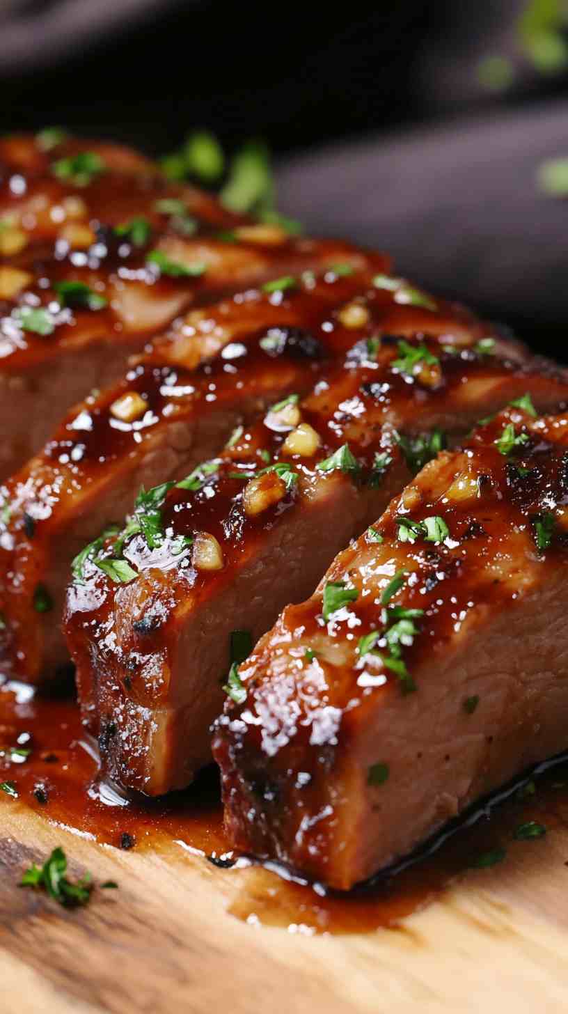 Slow Cooker BBQ Pork Loin with Pineapple Glaze Slow Cooker BBQ Pork Loin with Pineapple Glaze