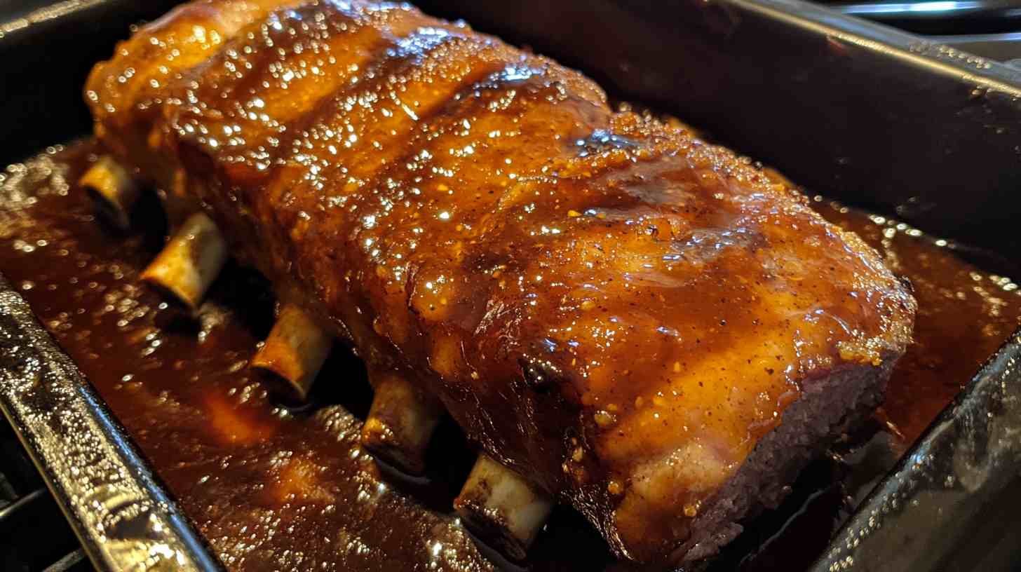Slow Cooker BBQ Pork Loin with a Sweet Maple Glaze