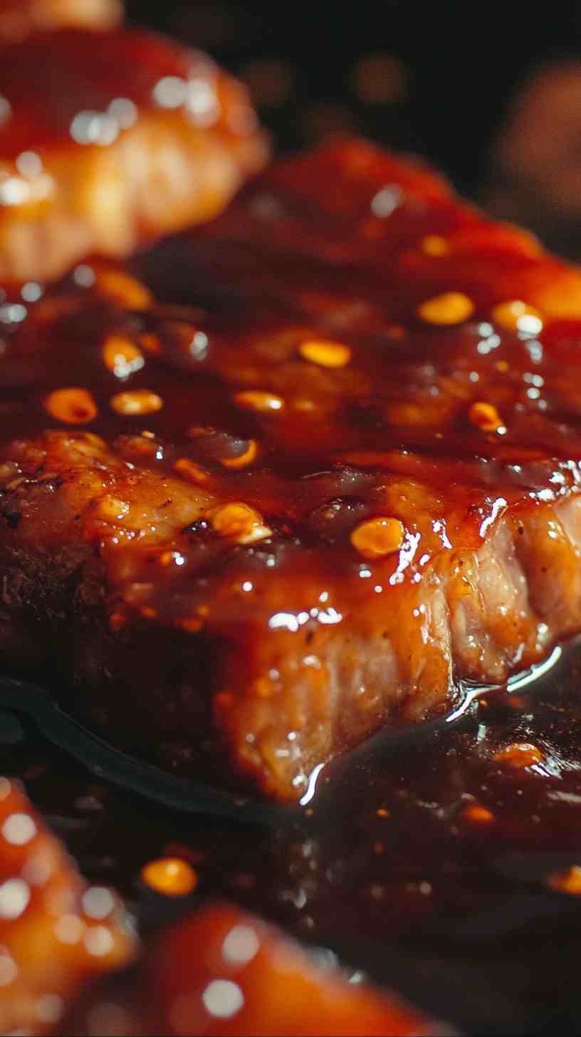 Slow Cooker BBQ Pork Loin with a Sweet Maple Glaze Slow Cooker BBQ Pork Loin with a Sweet Maple Glaze