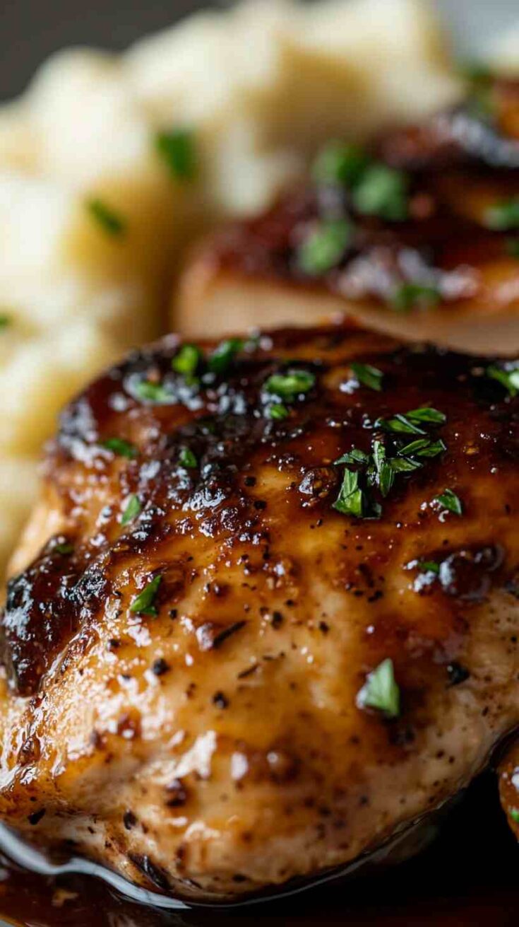 Slow Cooker Balsamic Chicken Delight