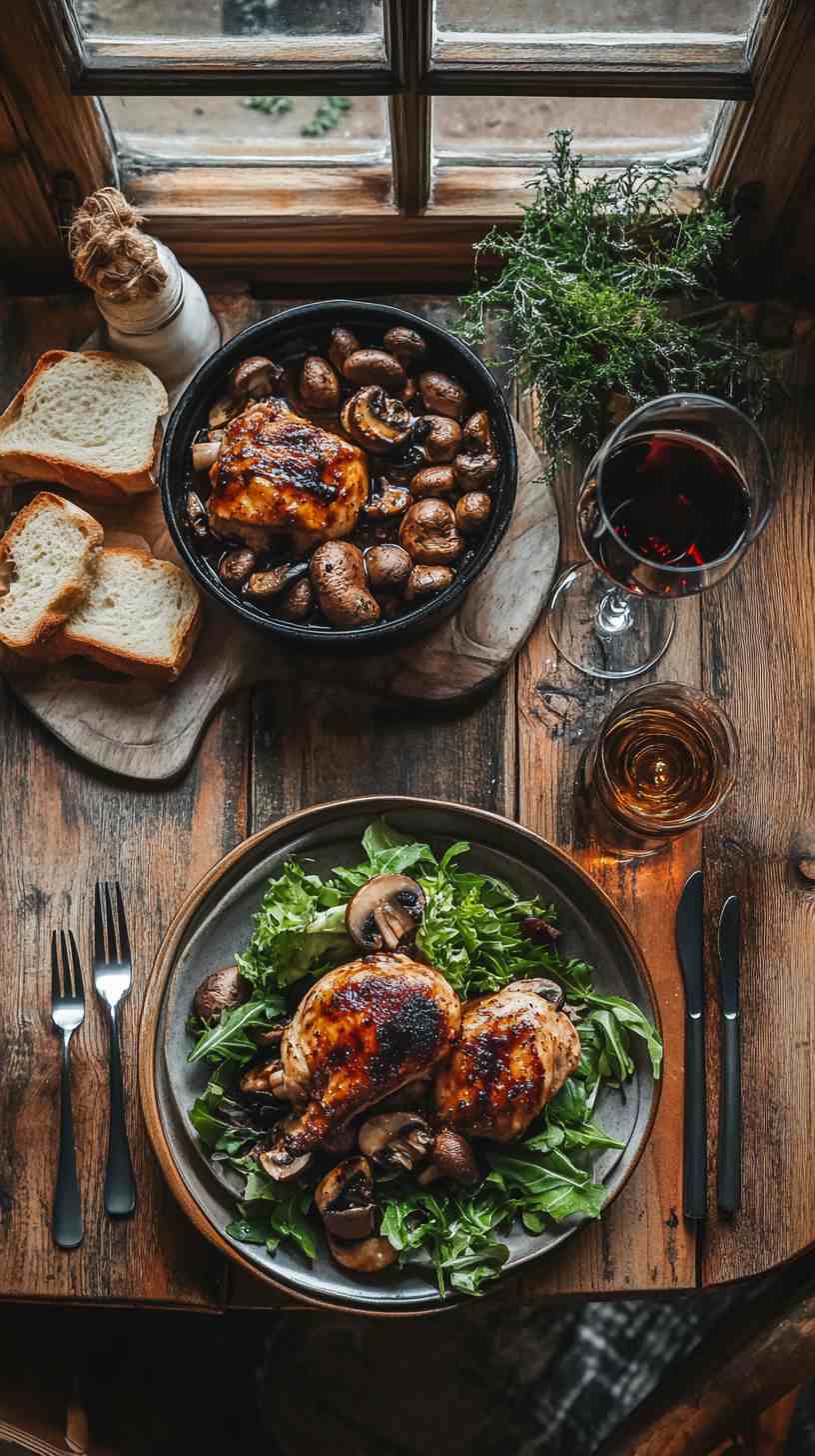 Slow Cooker Balsamic Chicken and Mushrooms Slow Cooker Balsamic Chicken and Mushrooms