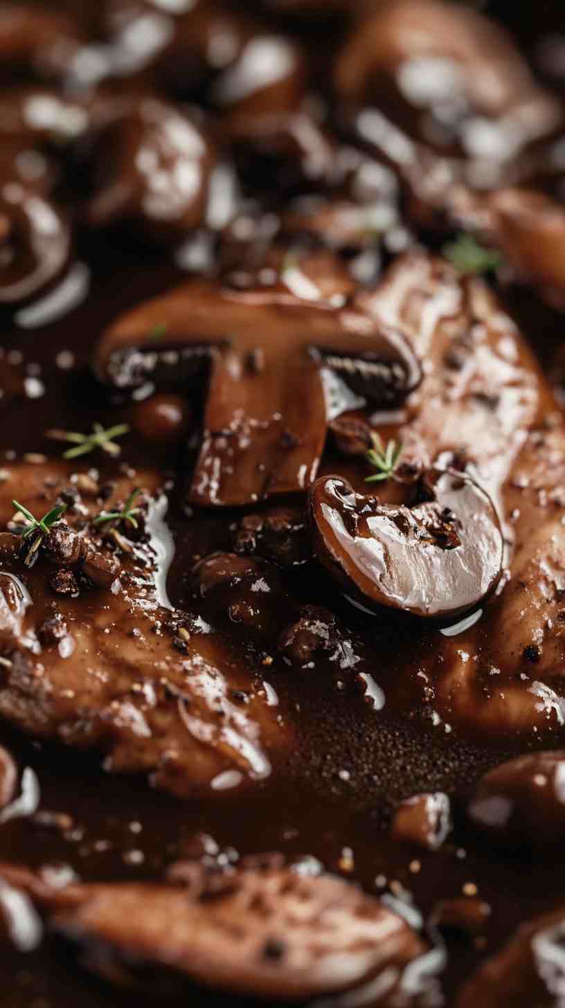 Slow Cooker Balsamic Chicken and Mushrooms Slow Cooker Balsamic Chicken and Mushrooms