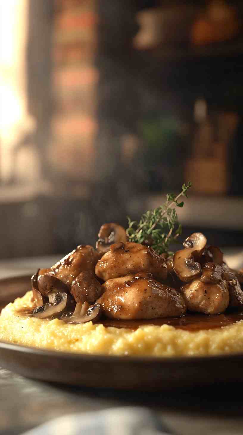 Slow Cooker Balsamic Chicken and Mushrooms Slow Cooker Balsamic Chicken and Mushrooms