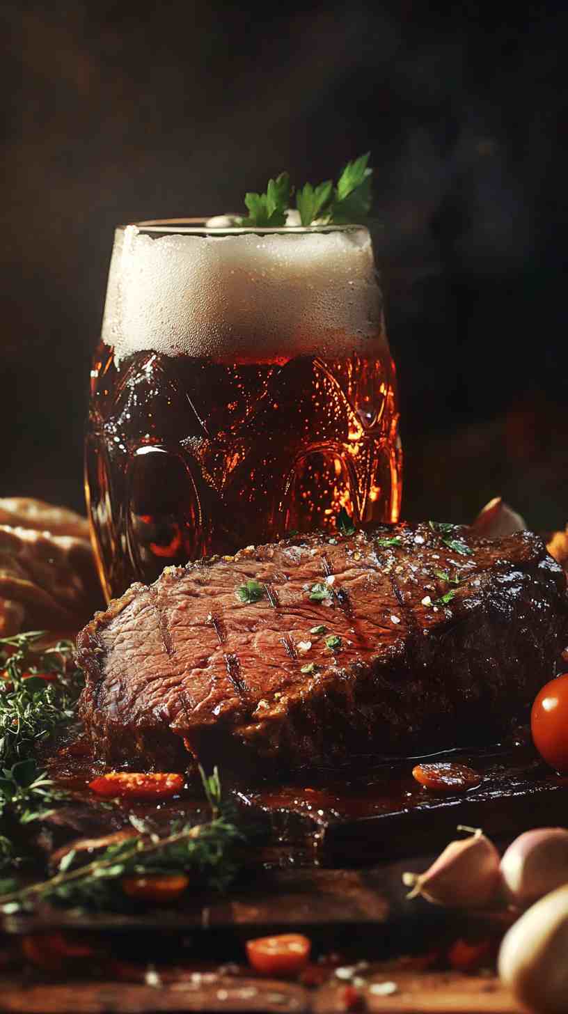 Slow Cooker Beef Simmered in Amber Ale Slow Cooker Beef Simmered in Amber Ale