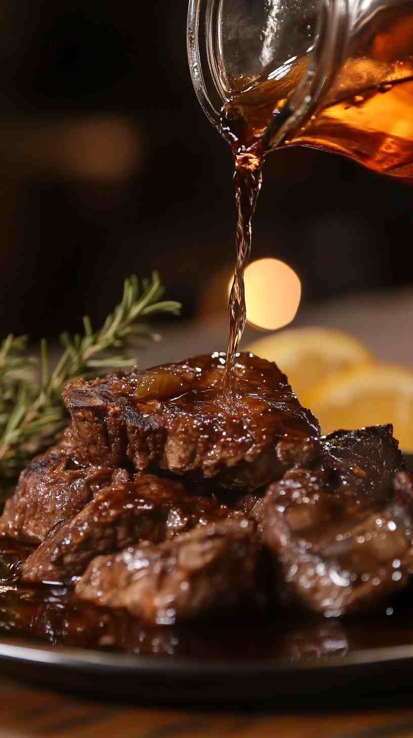 Slow Cooker Beef Simmered in Amber Ale Slow Cooker Beef Simmered in Amber Ale