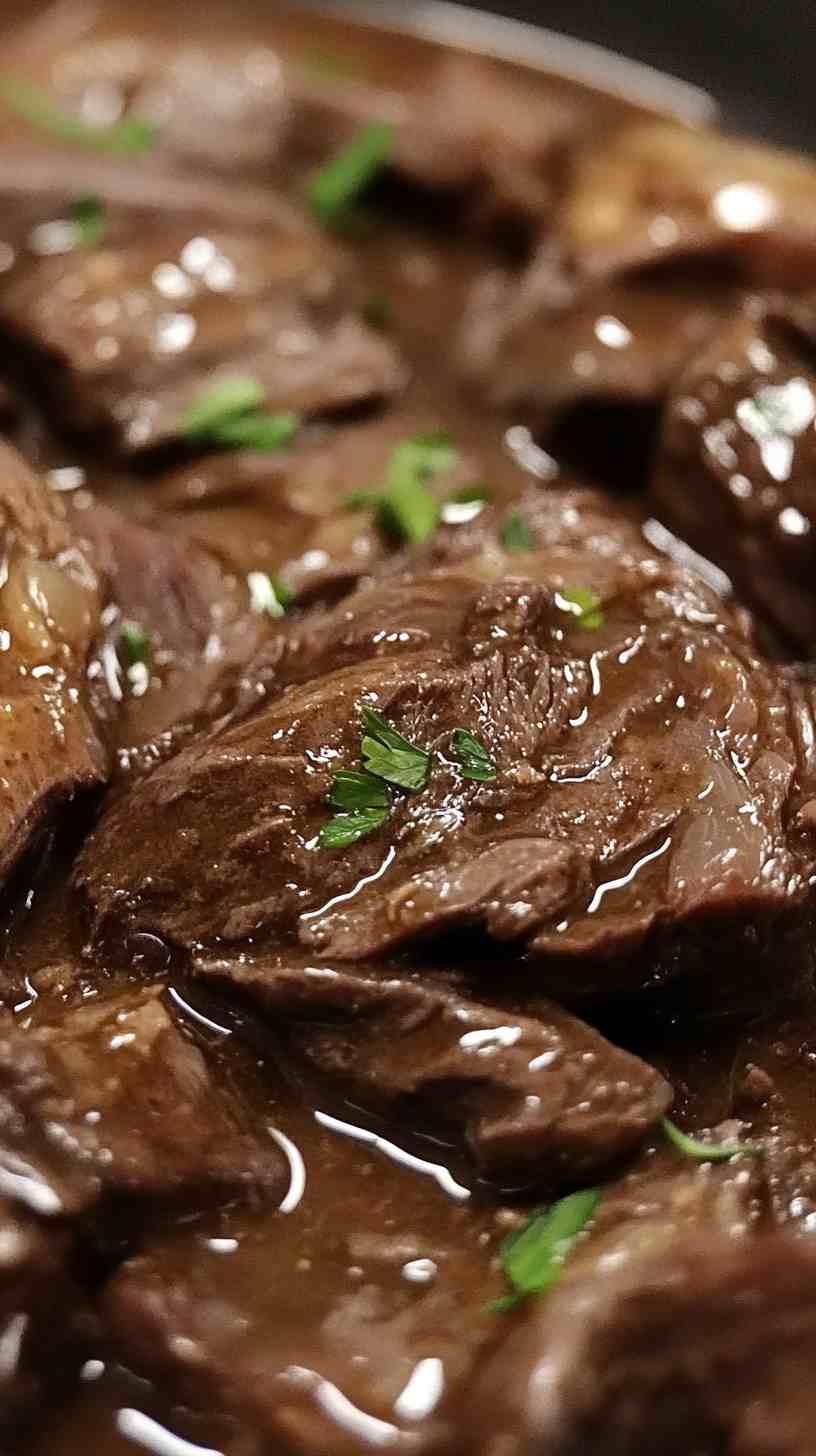 Slow Cooker Beef Simmered in Amber Ale Slow Cooker Beef Simmered in Amber Ale