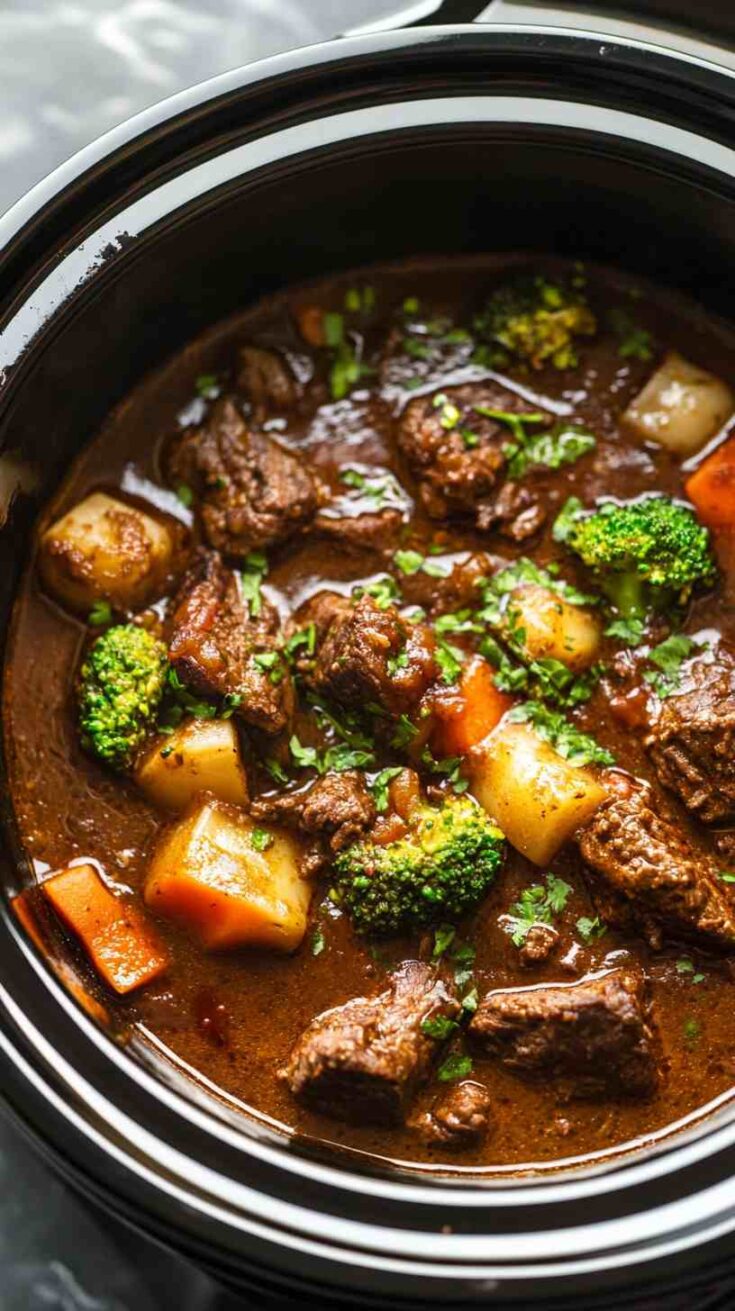 Slow Cooker Beef and Broccoli Delight Slow Cooker Beef and Broccoli Delight