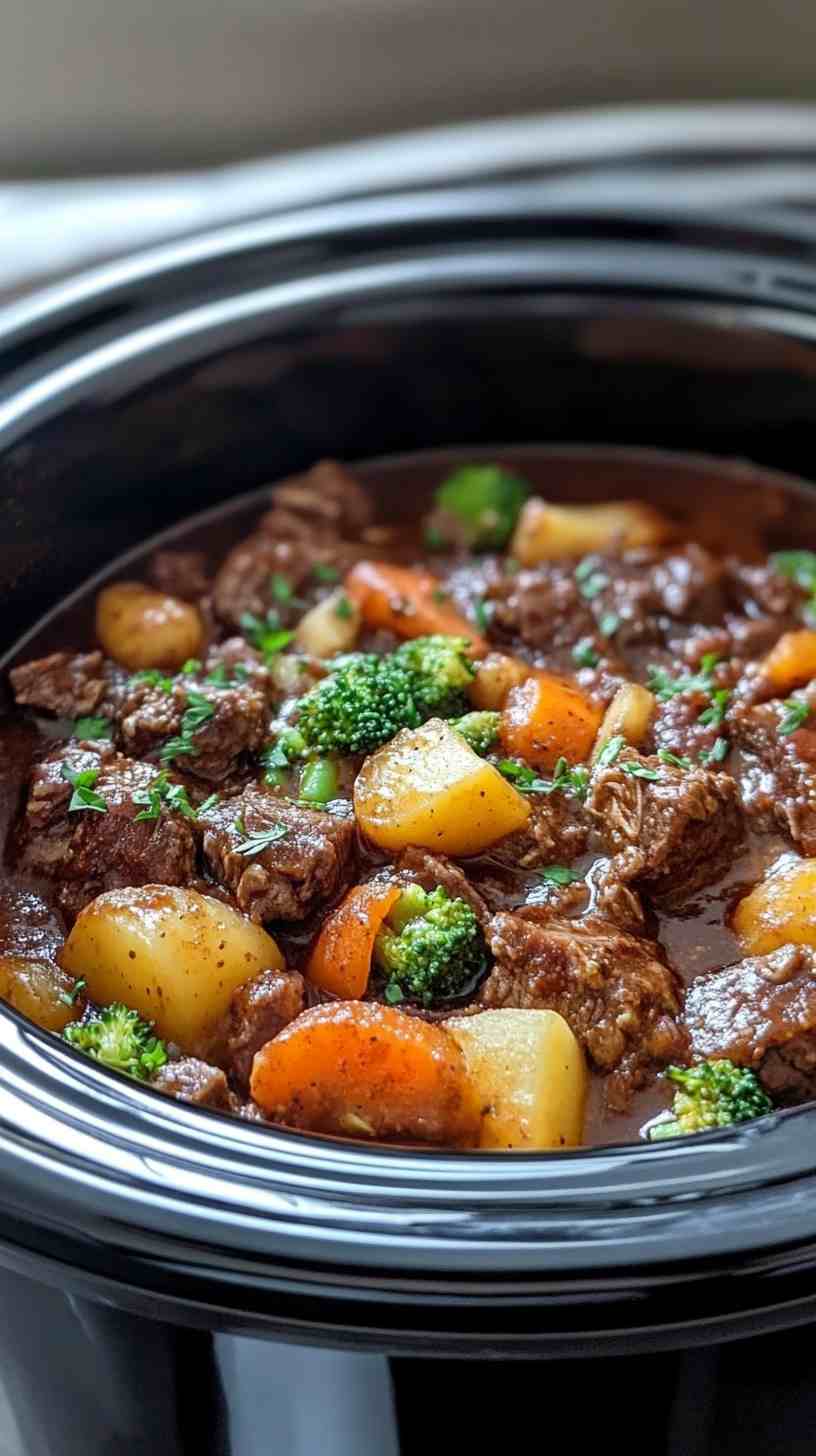 Slow Cooker Beef and Broccoli Delight Slow Cooker Beef and Broccoli Delight