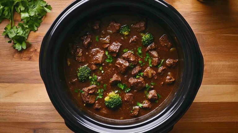 Slow Cooker Beef and Broccoli Delight