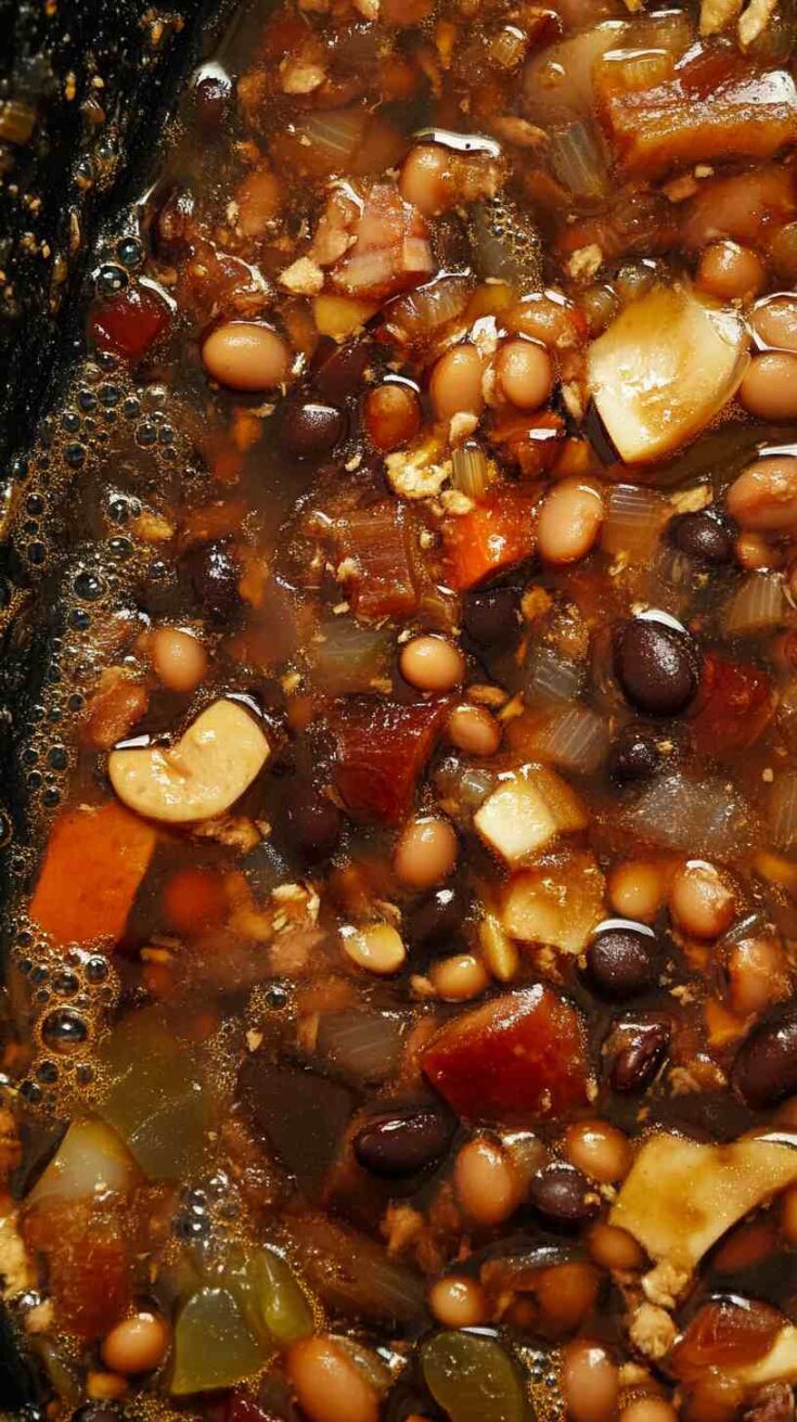 Yummy Slow Cooker Ham and Bean Soup Slow Cooker Ham and Bean Soup