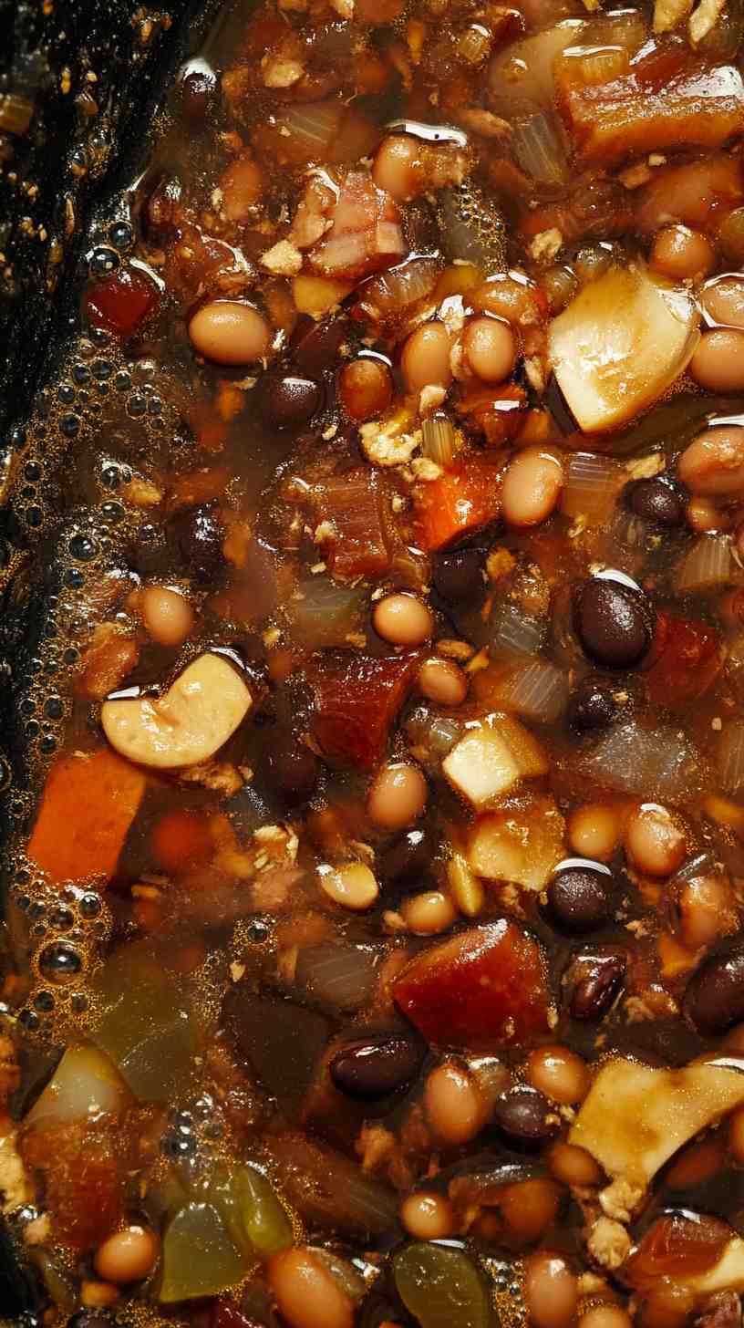 Yummy Slow Cooker Ham and Bean Soup Slow Cooker Ham and Bean Soup