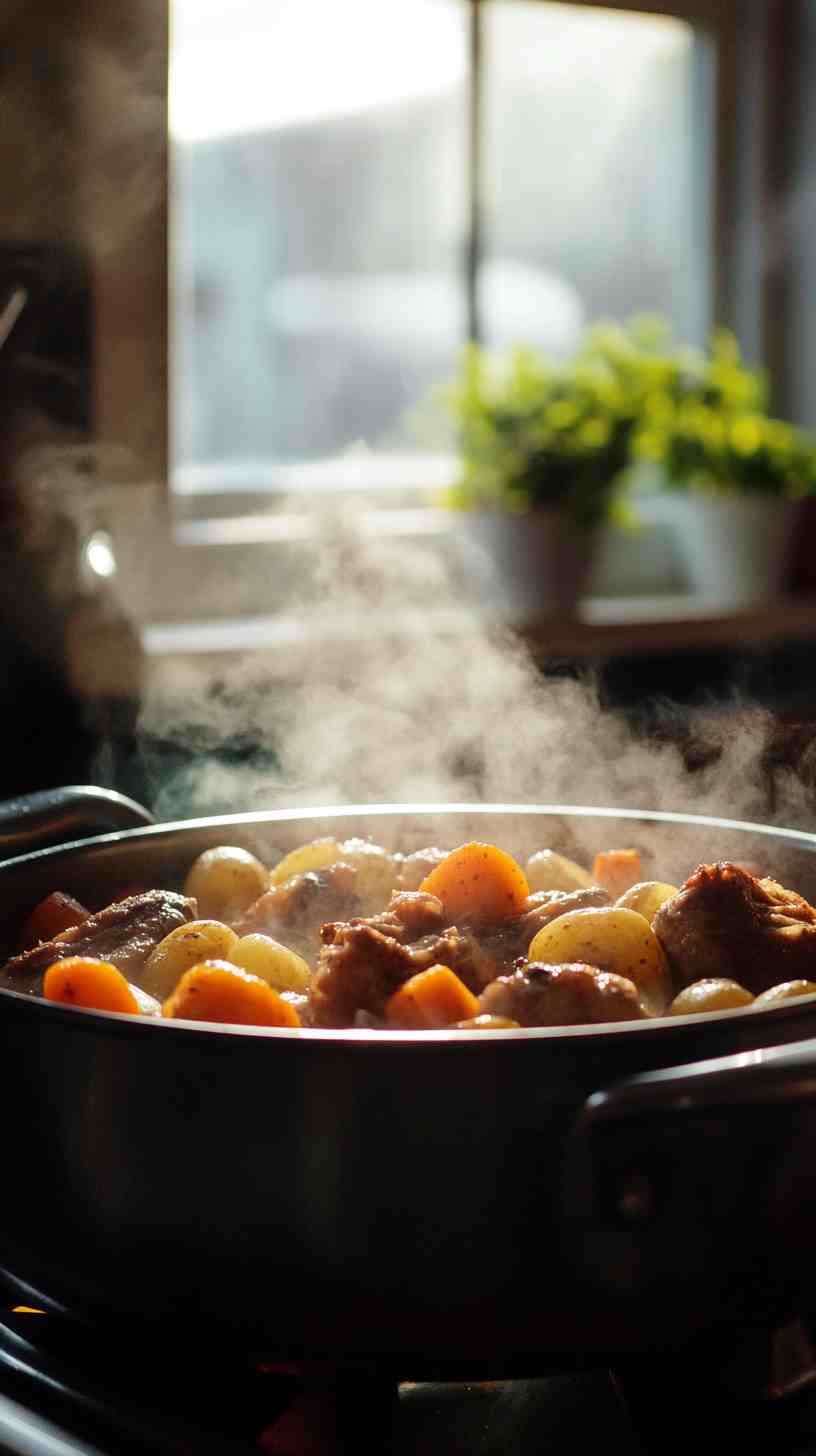 Slow Cooker Sunday Roast with Potatoes and Carrots Slow Cooker Sunday Roast with Potatoes and Carrots