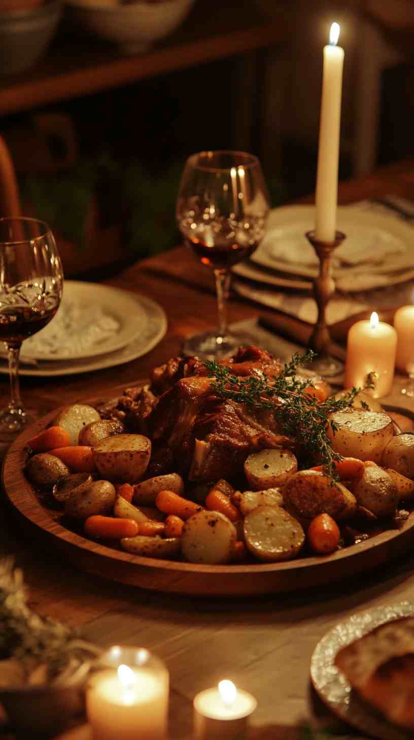 Slow Cooker Sunday Roast with Potatoes and Carrots Slow Cooker Sunday Roast with Potatoes and Carrots