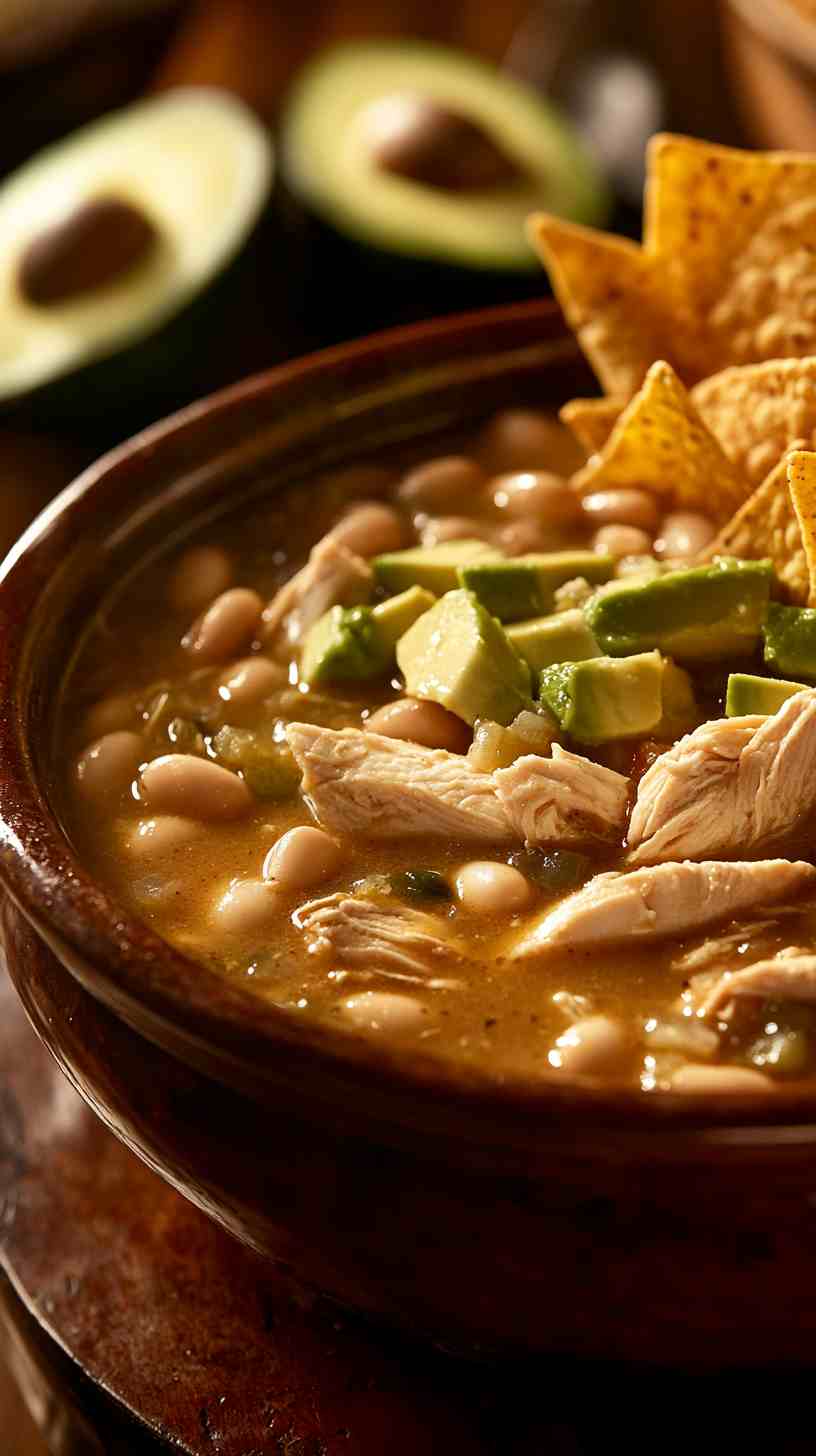 Slow Cooker White Chicken Chili Soup Slow Cooker White Chicken Chili Soup