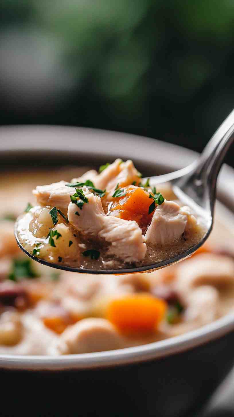 Slow Cooker White Chicken Chili Soup Slow Cooker White Chicken Chili Soup