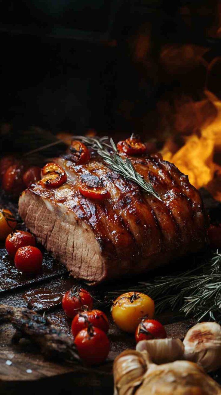 Smoky BBQ Pork Loin Roast for the Slow Cooker Smoky BBQ Pork Loin Roast for the Slow Cooker