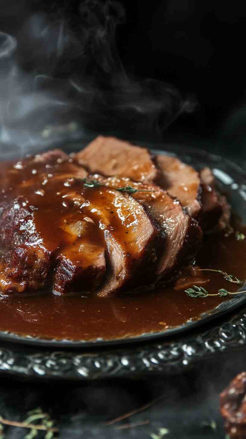 Smoky BBQ Pork Loin Roast for the Slow Cooker Smoky BBQ Pork Loin Roast for the Slow Cooker