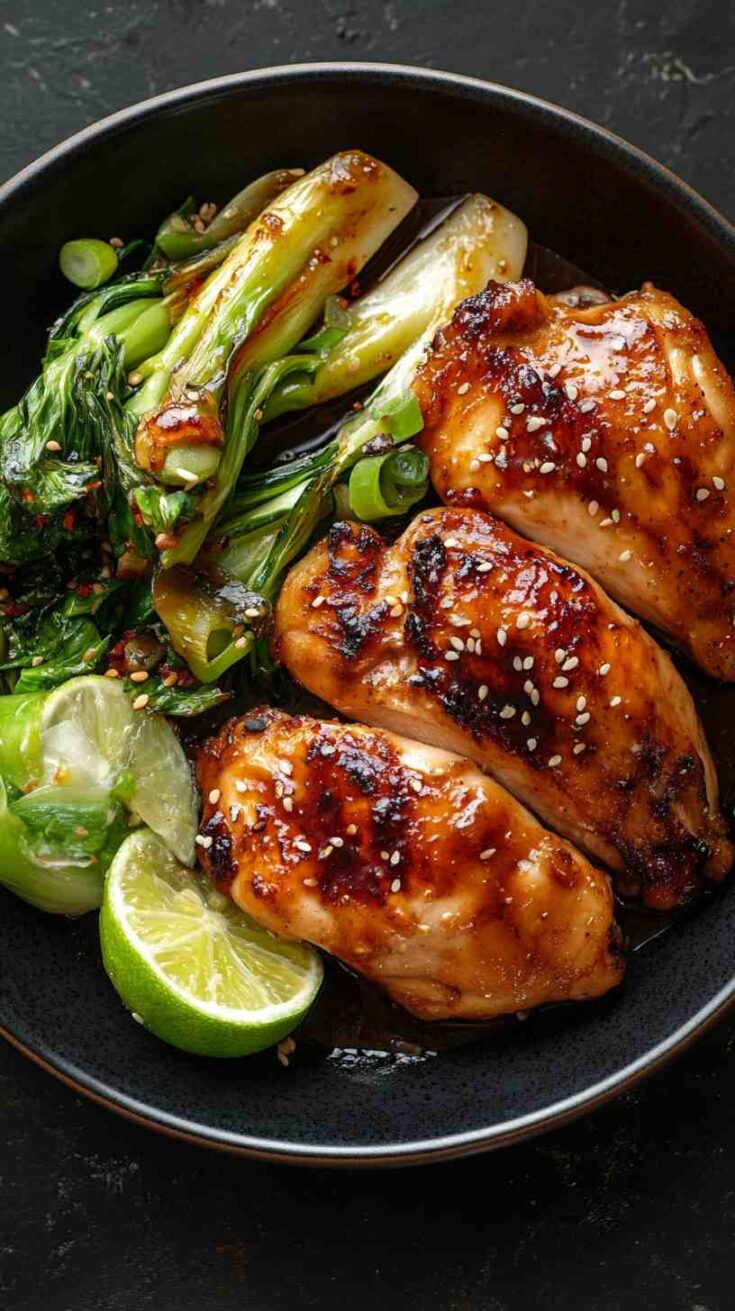 Soy Sauce and Honey Glazed Chicken in Crock Pot