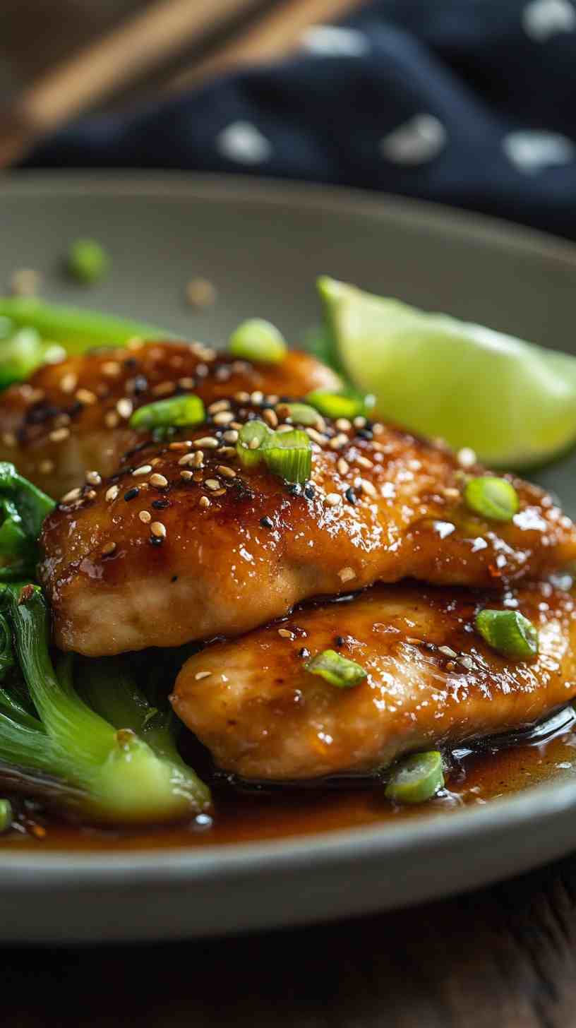 Soy Sauce and Honey Glazed Chicken in Crock Pot