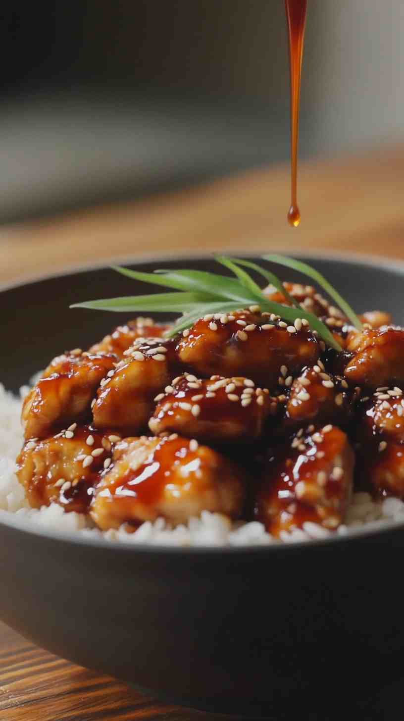 Soy Sauce and Honey Glazed Chicken in Crock Pot