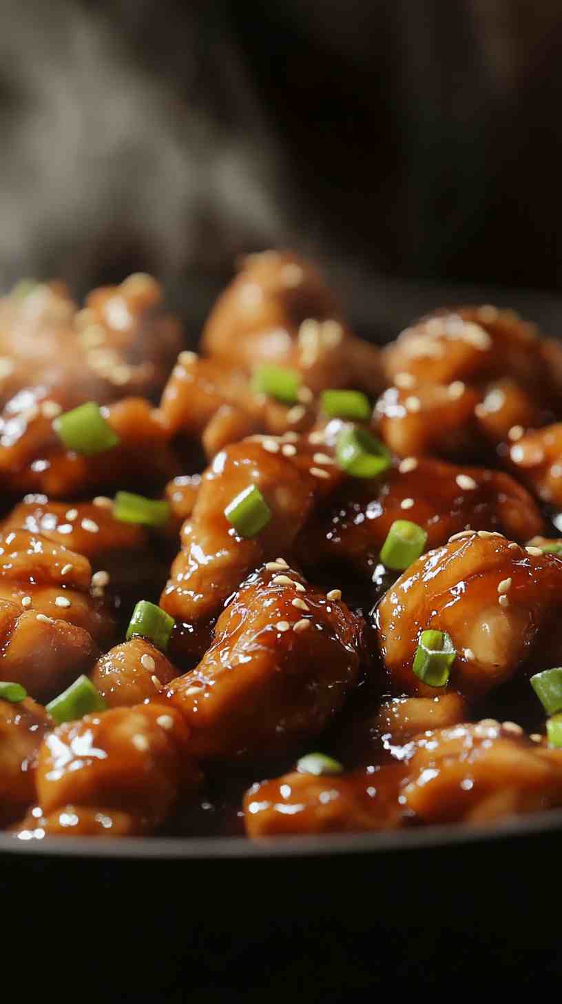 Soy Sauce and Honey Glazed Chicken in Crock Pot