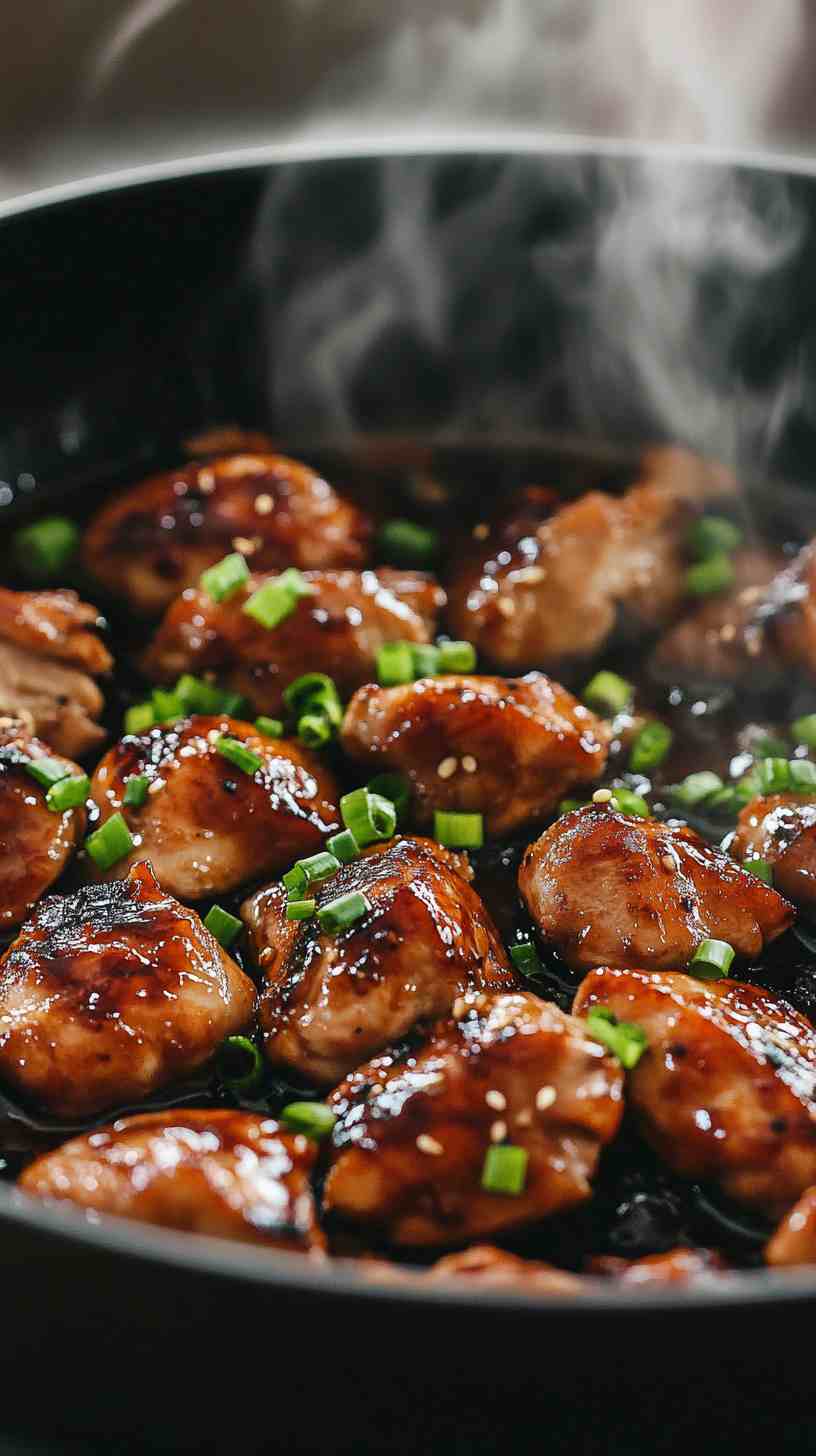 Soy Sauce and Honey Glazed Chicken in Crock Pot