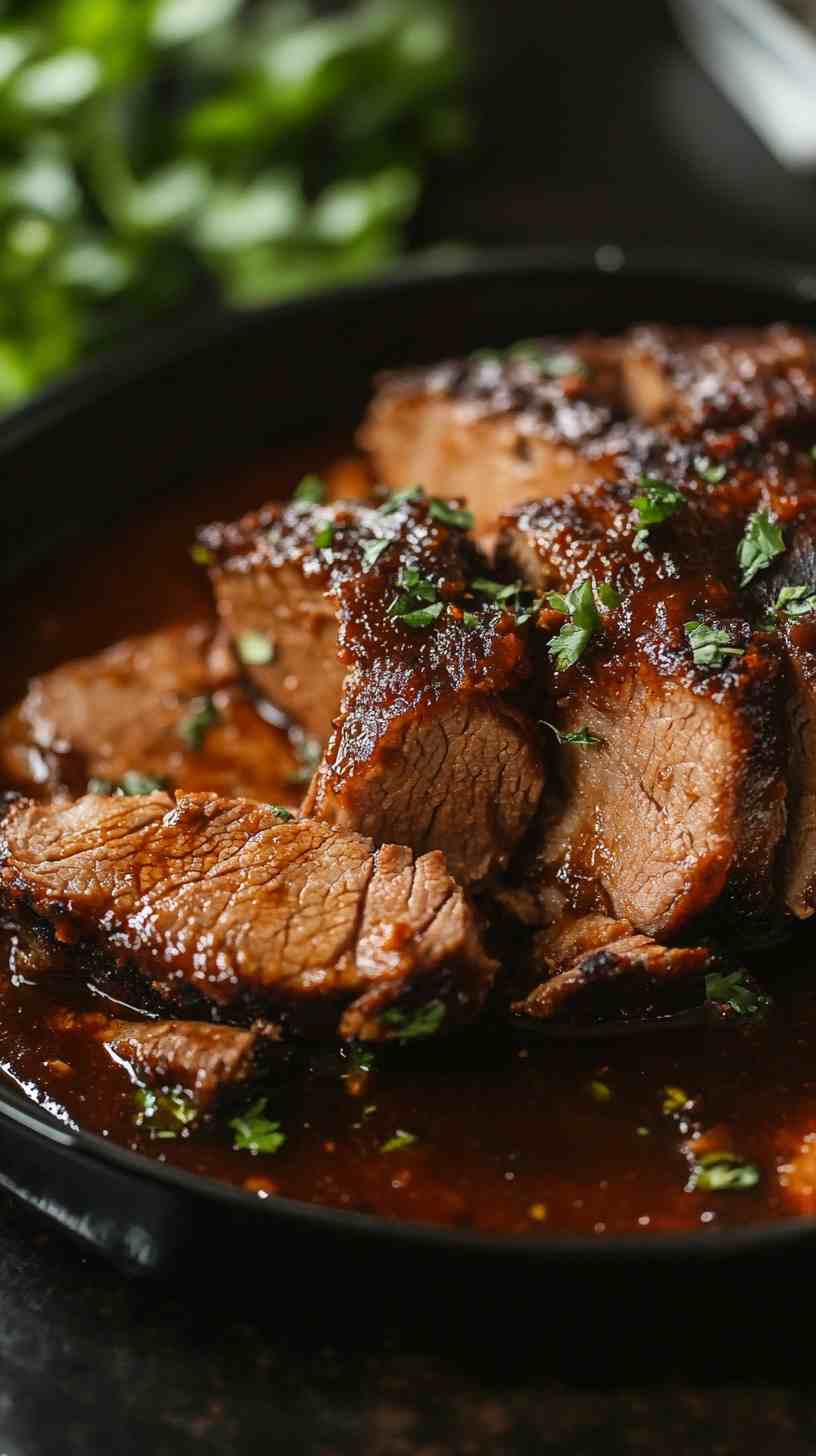 Spicy BBQ Pork Loin in the Slow Cooker